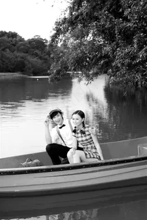 幸福恋人开心田园外拍高清样片