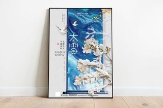 大雪 大雪节气活动海报