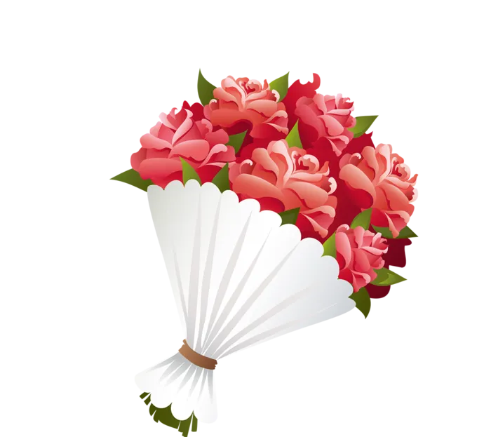 花束花朵简笔