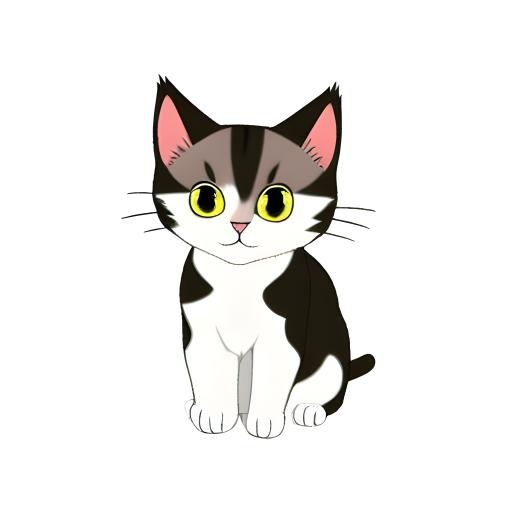 猫动物宠物免抠(2048x2048)