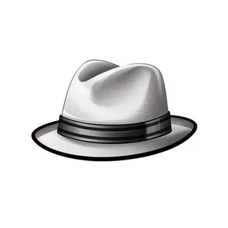 男士帽子插画元素