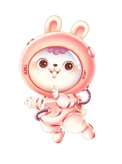 兔年插画兔年新年元素PNG免扣素材