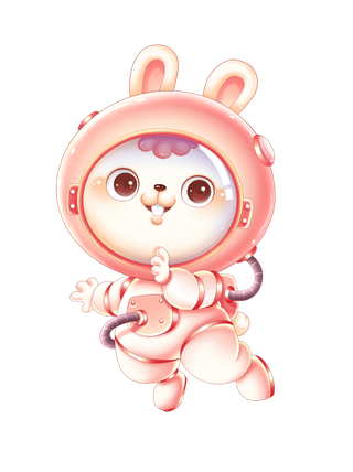 兔年插画兔年新年元素PNG免扣素材