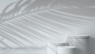 光影场景产品主图背景3D场景图详情页灰色