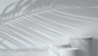 光影场景产品主图背景3D场景图详情页灰色