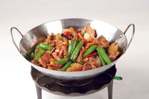 干锅美食焖锅湘菜麻辣香辣纸锅干锅带皮牛肉