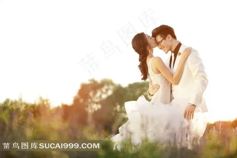 薰衣草婚纱照图片