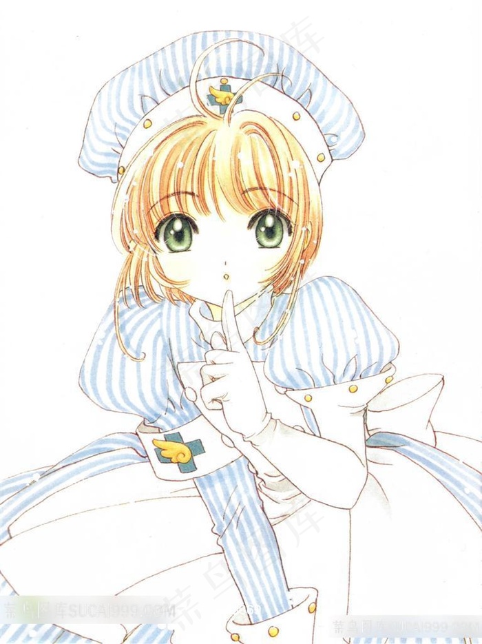 美少女精美插画高清素材