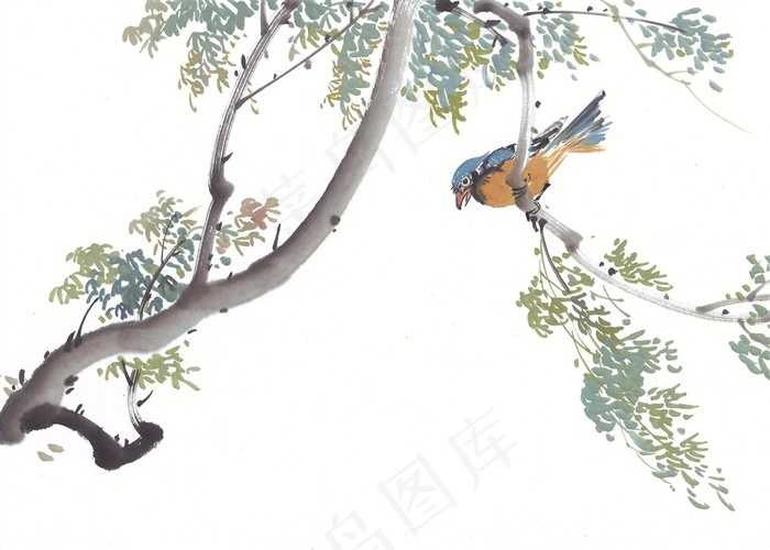 国画吉祥鸟系列摄影图片