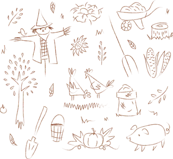 食物食品背景现代农业