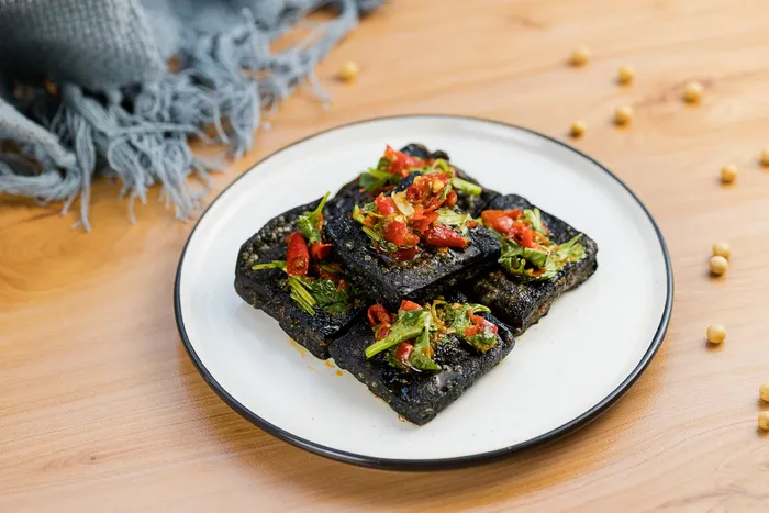 长沙小吃臭豆腐摄影图片