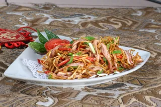 肚丝干捞杏鲍菇 18元