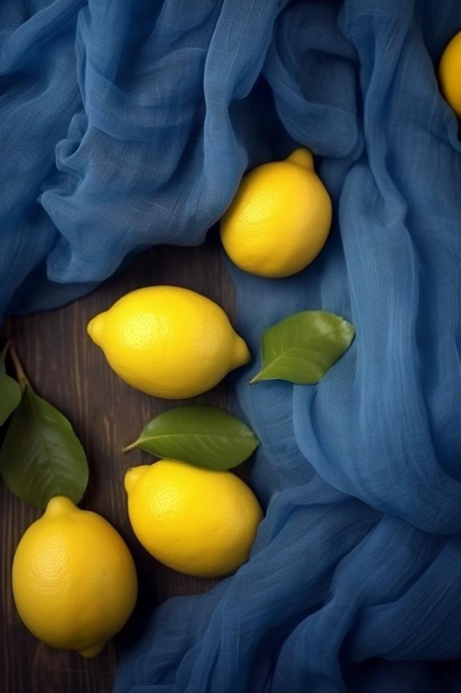 柠檬薄荷摄影背景图