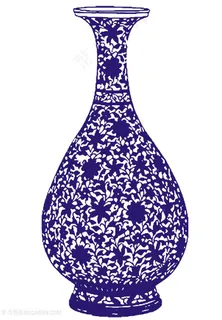 复杂花纹国粹青花瓷中国风图片