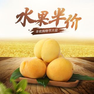 新鲜水果电商首页海报主图PSD设计素材西瓜芒果脐橙详情主图装修模板