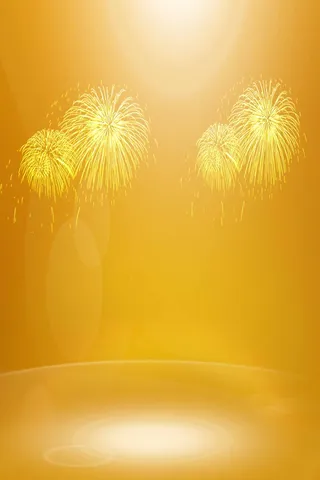 黄色质感海报背景