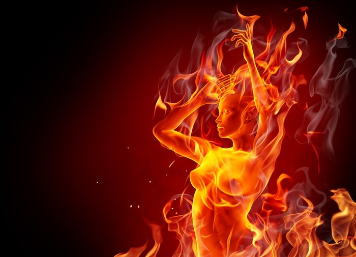 人体的火焰特效设计