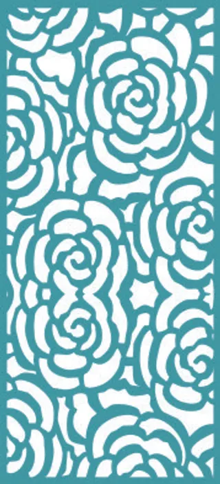 雕刻 田园 镂空 现代 边框