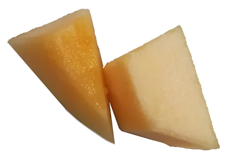 哈密瓜鲜果方块果切免抠摄影元素素材