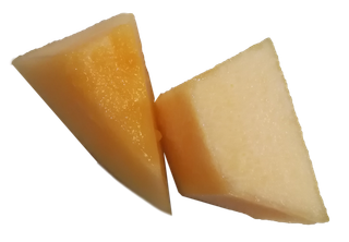 哈密瓜鲜果方块果切免抠摄影元素素材