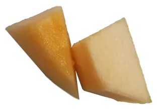 哈密瓜鲜果方块果切免抠摄影元素素材