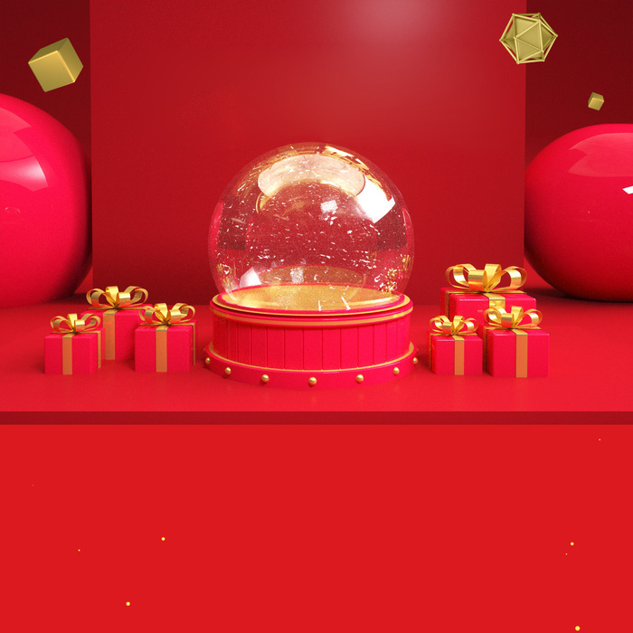 立体C4D场景电商首页主图直通车促销banner海报背景PSD素材