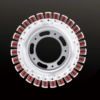 摄影产品修图电机剖面图