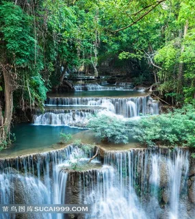 高清山水瀑布风景图片 高清山水瀑布风景图片
