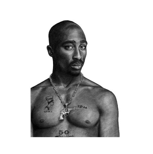 2Pac, Tupac Shakur PNG免抠(635x640)