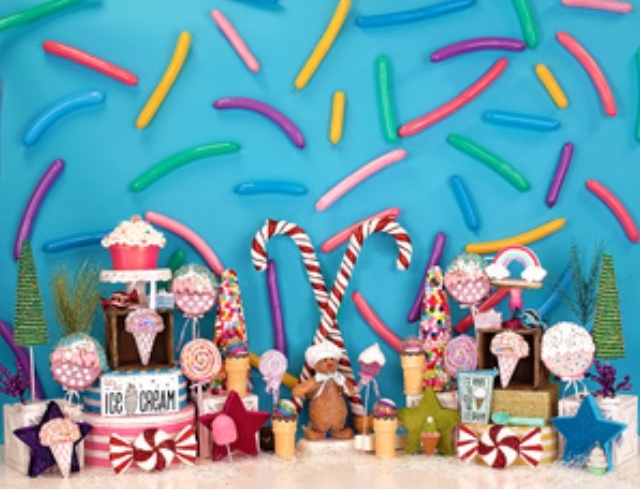 儿童照相拼接背景