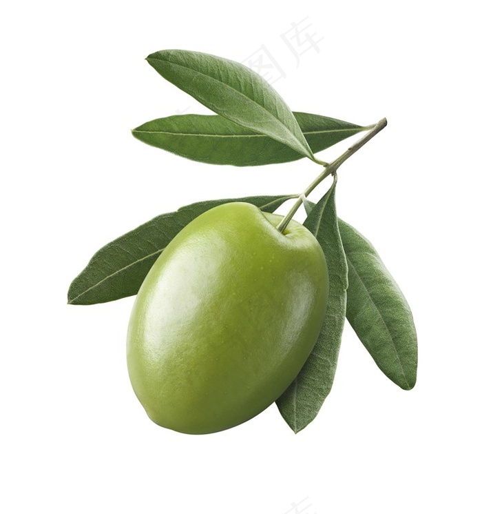新鲜橄榄叶和橄榄高清图片蔬菜图片
