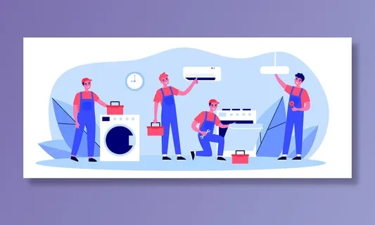 扁平化人物场景办公互联网等距ai矢量设计网页海报UI素材插画