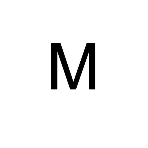 字母M PNG免抠(3000x3000)