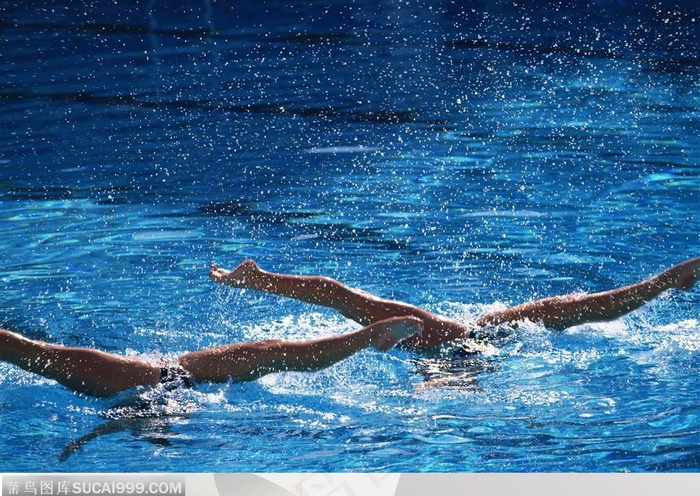 比赛运动-水中的芭蕾舞