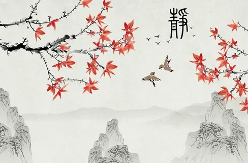 新中式背景墙 新中式背景墙