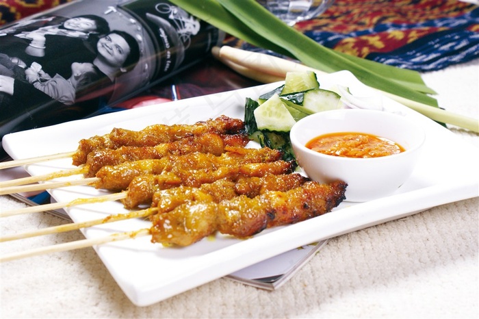 好吃的烧烤烤串图片