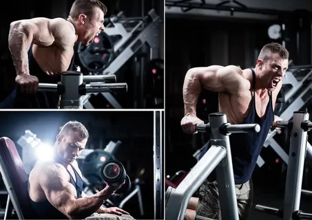 健身的肌肉男高清摄影图片 健身的肌肉男高清摄影图片