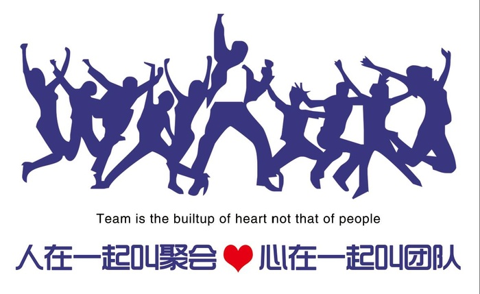 团队文化墙  团队合作