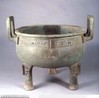 中华传统工艺-绿色的食器鼎