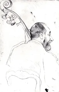 印象派画家莫奈德加劳特雷克高清油画贝斯手