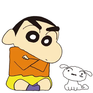 蜡笔小新可爱人物免扣素材