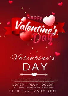 设计情人节爱情海报