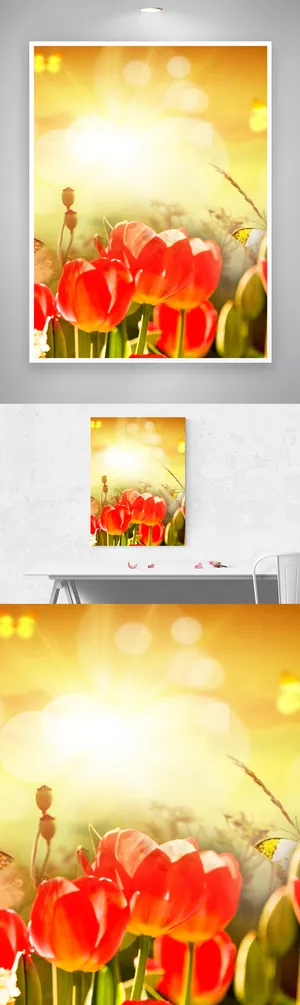 唯美花草图片背景