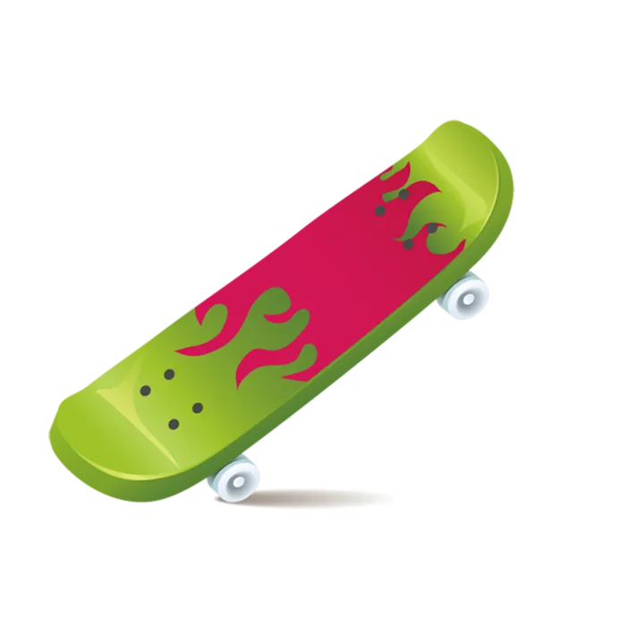 滑板车卡通