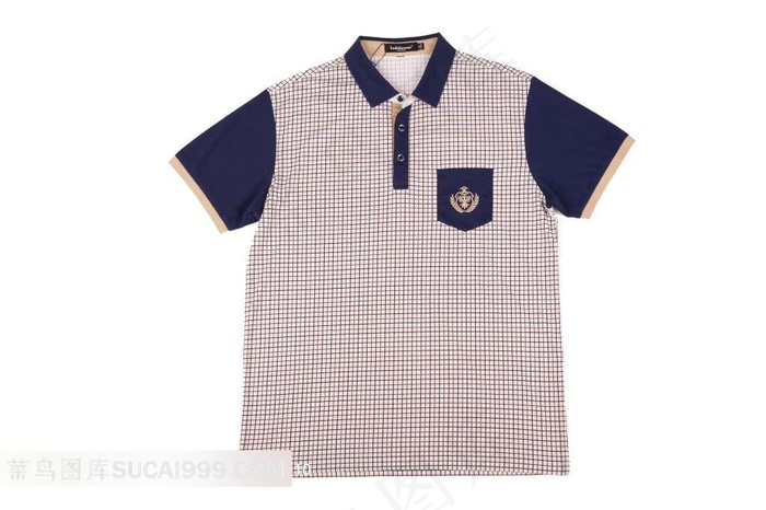 POLO衫衣服平铺细节图