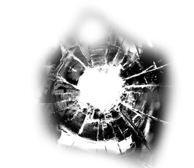 子弹射孔 PNG免抠(400x346)