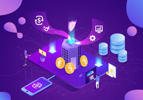 商务2.5D未来科技商务素材