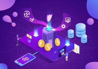 商务2.5D未来科技商务素材