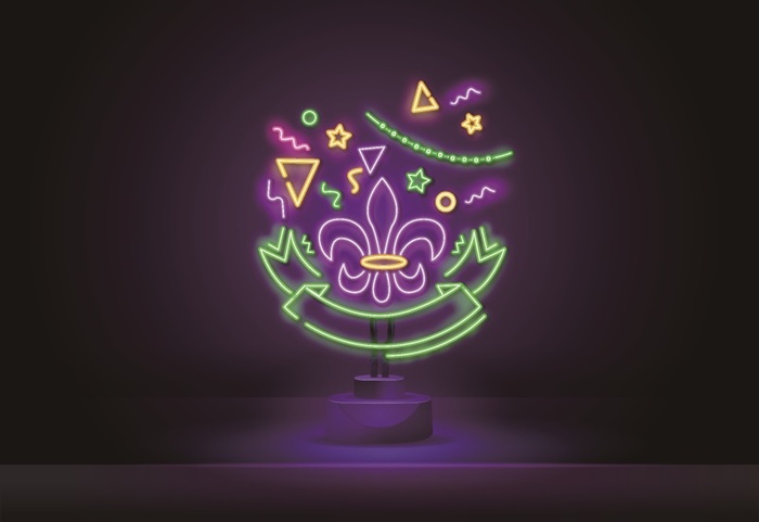 复古霓虹灯设计eps,ai矢量模版下载