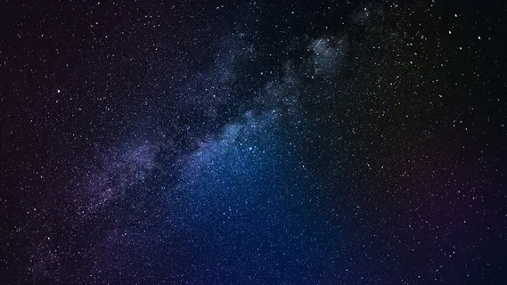 蓝色星空图片 蓝色星空图片